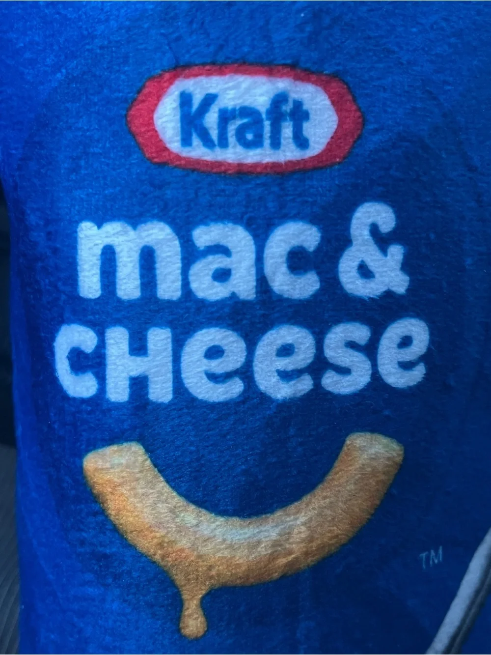 Kraft Mac & Cheese Plush Dog Toy Squeaker Original Flavor NWT